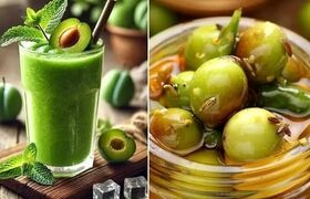 اسموتی گوجه سبز؛ نوشیدنی ترش و خنک برای روزهای گرم تابستان