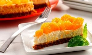 طرز تهیه چیزکیک نارنگی به شیوه قنادی‌های معروف