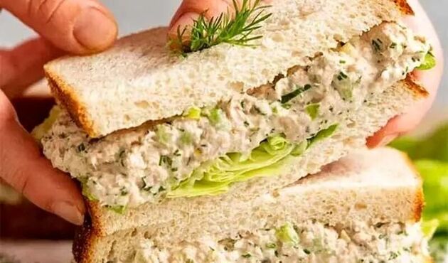 طرز تهیه ساندویچ سالاد تن ماهی؛ غذای خنک و فوری برای روزهای داغ تابستان