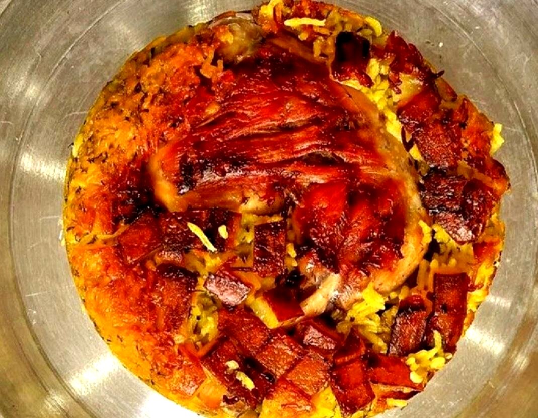 طرز پخت باستیرما پلو ؛ غذای اصیل اردبیل و آستارا