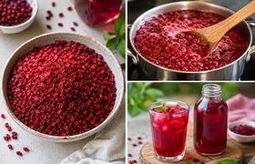طرز تهیه شربت زرشک خانگی
