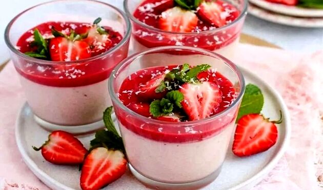 این دسر خوشمزه بعد از غذا می‌چسبد