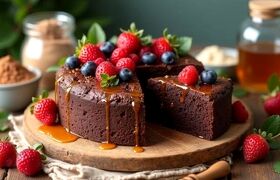 طرز تهیه کیک شکلاتی رژیمی با عسل ؛ شیرینی سالم برای روزهای دلپذیر پاییز