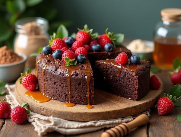 طرز تهیه کیک شکلاتی رژیمی با عسل ؛ شیرینی سالم برای روزهای دلپذیر پاییز