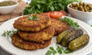 طرز تهیه کتلت با گوشت و لپه 