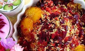 طرز تهیه لبو پلو خوشمزه و مجلسی با گوشت چرخ‌کرده یا مرغ
