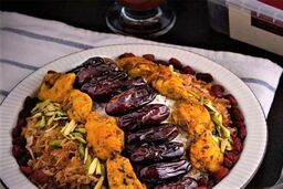افطار و سحر مقوی با خرما پلو اهوازی (بدون گوشت)