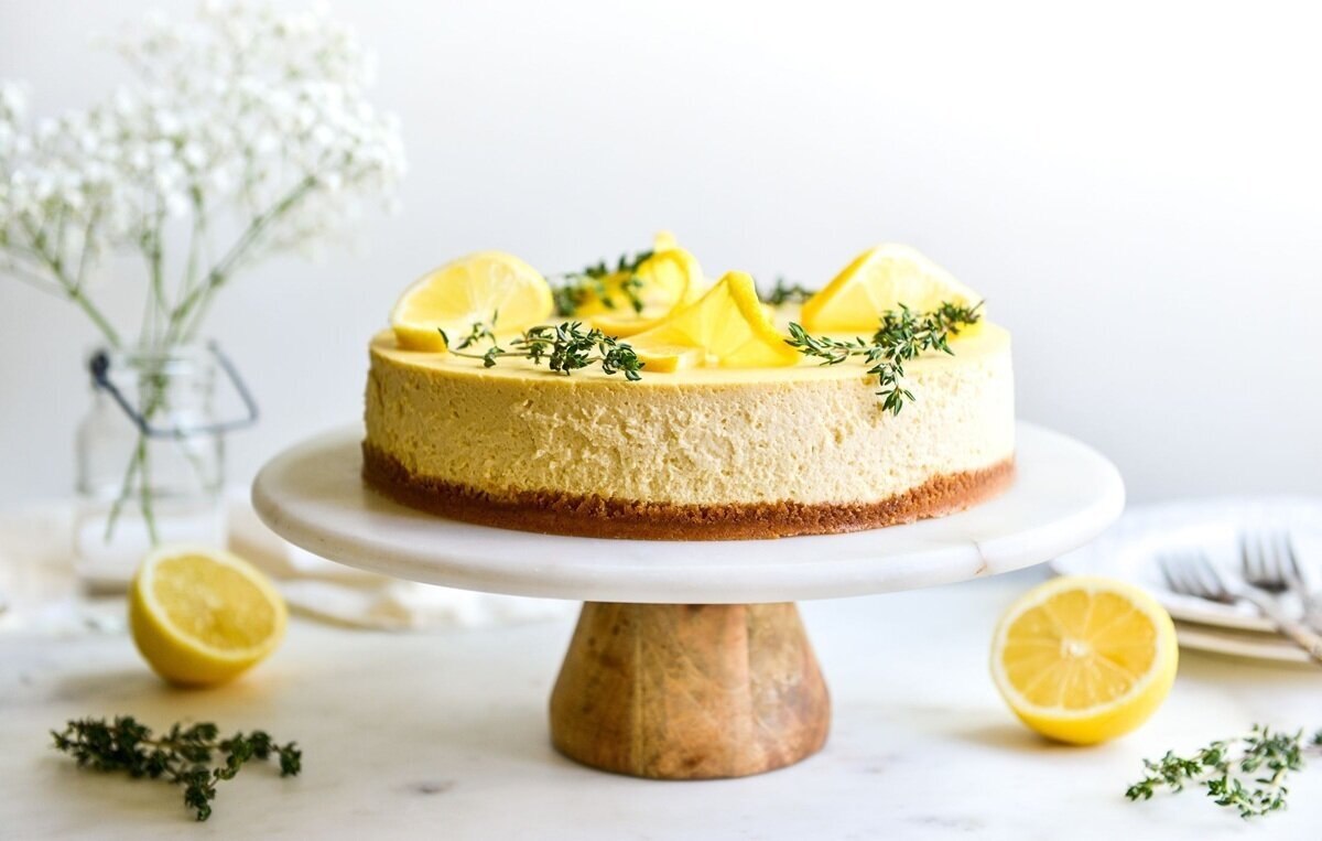 طرز تهیه چیز کیک لیمویی با عطر و طعمی فوق العاده