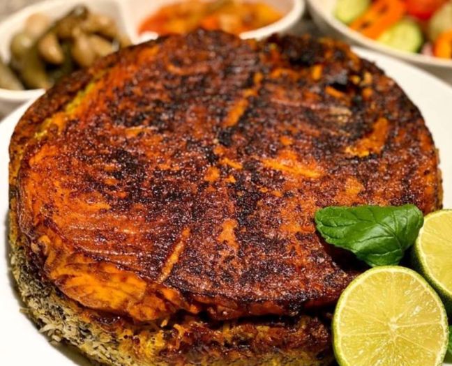 طرز پخت ته انداز ماهی بوشهری