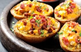 چگونه سیب زمینی شکم پر درست کنیم؟