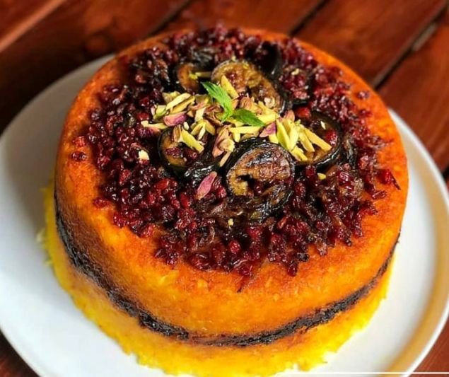 طرز تهیه ته چین بادمجان و گوشت چرخ کرده خوشمزه بدون فر