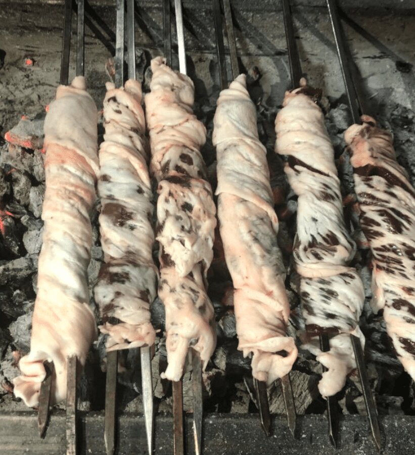 طرز پخت جگر پیچ لرستان به روش محلی