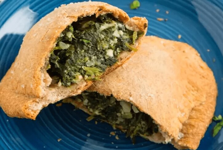 یک وعده عصرانه خوشمزه با اسفناج