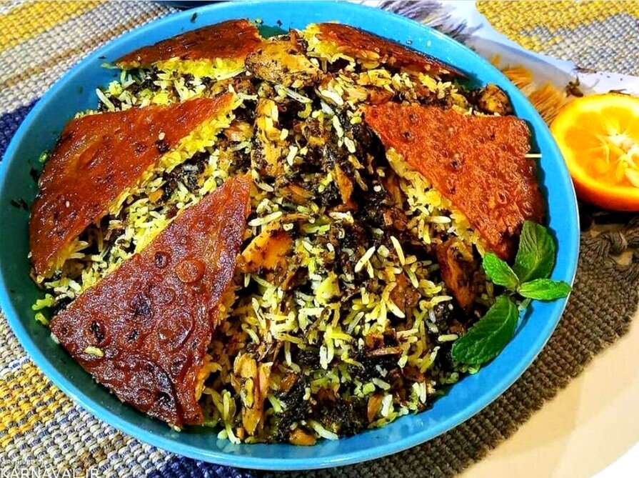 دستور پخت امگشت پلو خوزستانی با تن ماهی