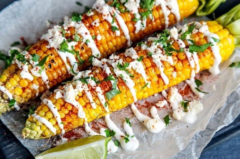 طرز تهیه ذرت مکزیکی کبابی