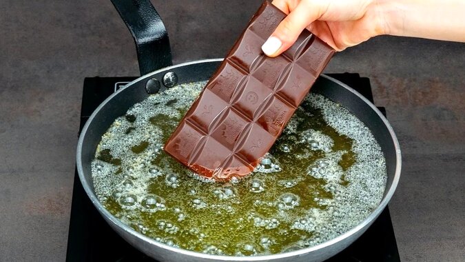 (ویدئو) دستور تهیه یک «دسر شکلاتی» خوشمزه و خلاقانه