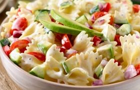 طرز تهیه سالاد ماکارونی بدون کالباس