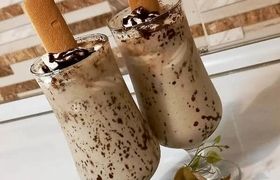 طرز تهیه میلک شیک تیرامیسو با لیدی فینگر 