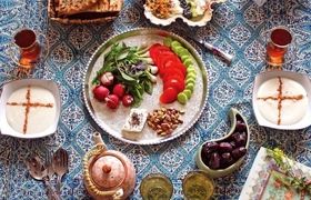 (تصاویر) چند ایده ناب برای تزیین سفره افطاری و سحری