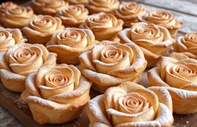 طرز تهیه شیرینی گل رز خوشمزه (مخصوص شب عید)