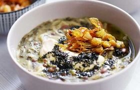 دستور پخت آش آبکش قوچانی، خوشمزه و دلچسب