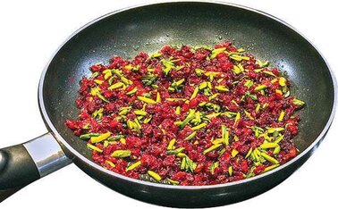 فوت و فن تفت دادن زرشک رستورانی