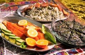 طرز تهیه سبزی‌پلو با ماهی رستورانی برای شب عید