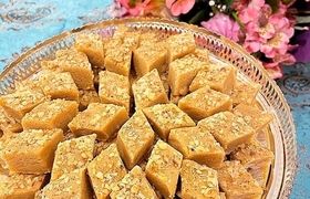 طرز تهیه شیرینی حلوایی سالم و خوشمزه مخصوص ماه رمضان