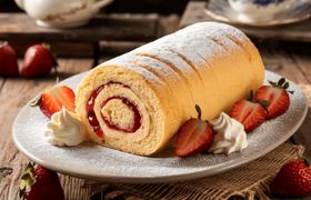 طرز تهیه کیک رولت تک نفره