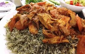 طرز تهیه شوید پلو با مرغ دودی