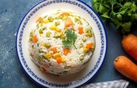 طرز تهیه ماش پلو بدون گوشت و مرغ