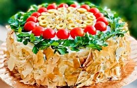 سالاد پیازچه قالبی؛ سالاد شیک و خوشمزه برای مهمانی