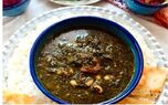 دستور پخت خورش خرفه با گوشت با چشم بلبلی