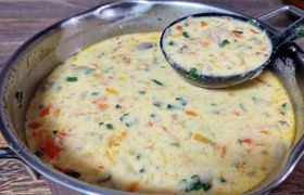 (ویدیو) طرز تهیه یک سوپ متفاوت نروژی با تن ماهی