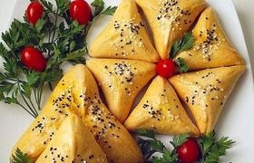 طرز تهیه فطایر مرغ عربی
