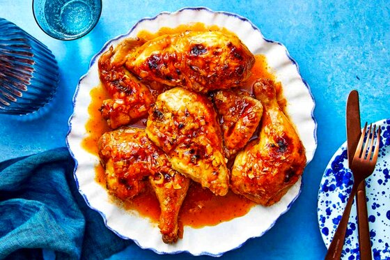 طرز تهیه مرغ با سس زردآلو؛ غذایی متفاوت با میوه تابستانی