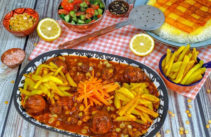 دستور تهیه چاشنی خورشت قیمه بادمجان