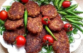 دستور پخت کتلت بادمجان بدون سیب زمینی
