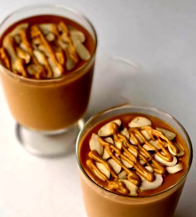 طرز تهیه دسر تافی کاراملی با خامه و نشاسته ذرت