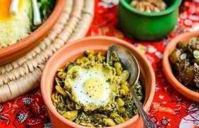 طرز تهیه خشکاویج با باقالی تازه ؛ یک غذای مقوی گیلانی