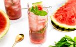 تهیه موهیتو با هندوانه به ۲ روش گازدار و بدون گاز