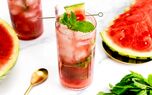 تهیه موهیتو با هندوانه به ۲ روش گازدار و بدون گاز
