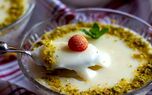 روش تهیه مهلبیه یا پودینگ عربی