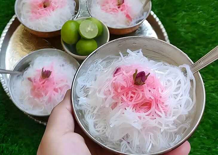 (ویدیو) طرز تهیه فالوده شیرازی خانگی