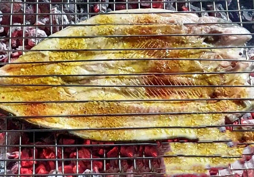 طرز تهیه ماهی کبابی با برنج ایرانی چمپا