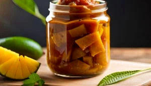 راز خوشمزگی ترشی انبه بندری و هندی + آموزش