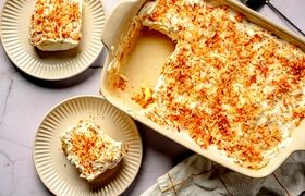 طرز تهیه دسر برفی نارگیلی، ویژه شب چله