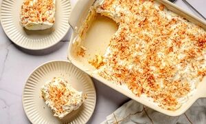 طرز تهیه دسر برفی نارگیلی، ویژه شب چله