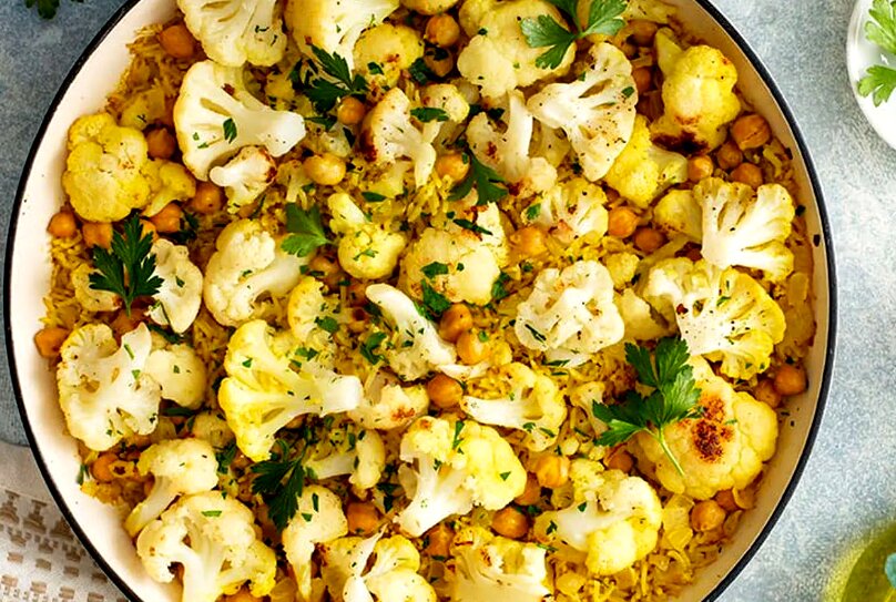 طرز تهیه گل کلم پلو؛ پلو مخلوط متفاوت و لذیذ