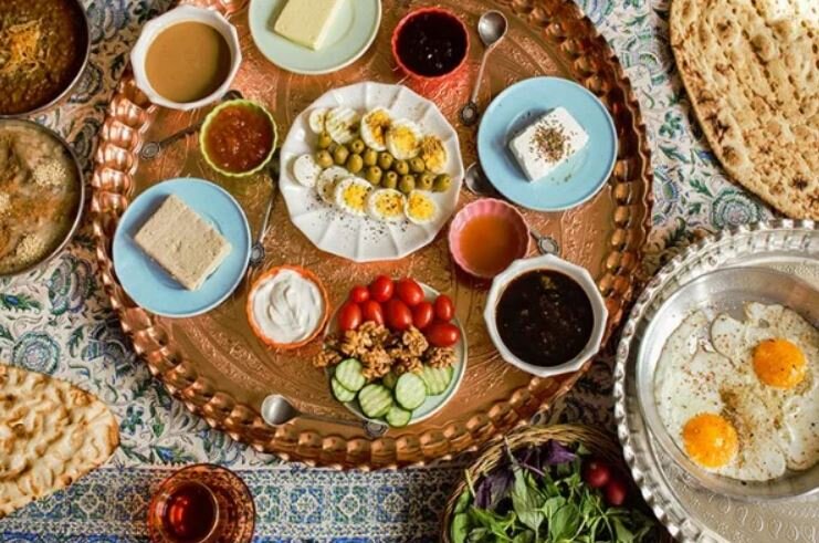 لیست صبحانه برای یک هفته
